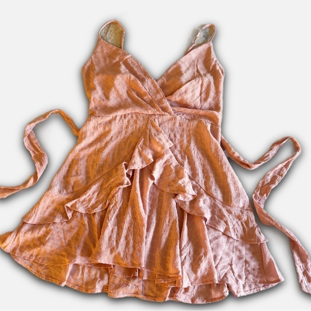 Elegant Pink Sleeveless Dress